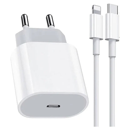 Komplet, airpods pro 2nd gen i punjač sa lightning kablom, slušalice i brzi punjač 25w